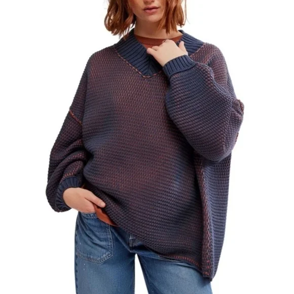 NWT Maisie Oversized Free People Sweater Medium - Picture 2 of 9